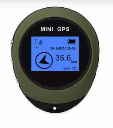 Mini Gps Recorder for Mountaineering, Handheld Gps Navigator Pg03 for Finding Routes, Measuring Latitude and Longitude, and Providing Altitude Navigation and Guidance (GPS Locator) - green