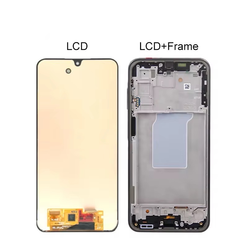 Aplicable a Galaxy Samsung A26 / A16 conjunto de pantalla LCD con marco de alta calidad A17 pantalla original