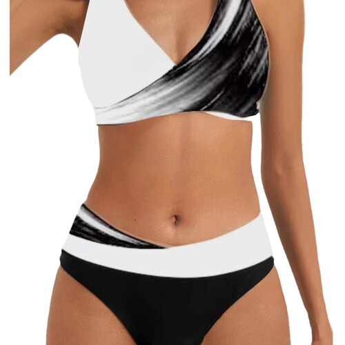 2025 European and American Sexy Embossed Diamond Bikini Set Women's Separate Swimsuit