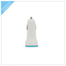 3.1A车载LED灯车充 车载充电器 发光车充 双USB私模新款