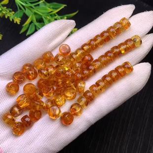 Natural Amber Beeswax Flower Amber Straight Cut Loose Beads Flower Artistic Conception Beautiful Random DIY Cultural Accessories Accessories Wholesale