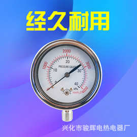 YE60膜盒压力表0-16/25/40/60/100KPA天然气表燃气表千帕表微压表