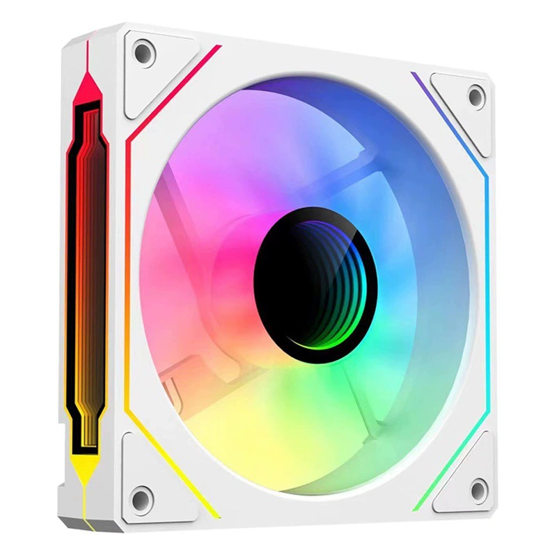 Призма 4PRO настольный компьютер основной охлаждающий вентилятор с воздушным охлаждением 12 см синхронизация божественного света ARGB вентилятор белый