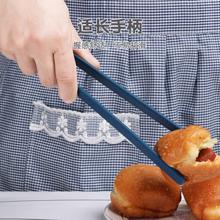 Integrated All-Inclusive Silicone Food Tongs, High Temperature Resistant Barbecue Tongs, V-Shaped Steak Tongs, Buffet Barbecue Tongs, Bread Tongs