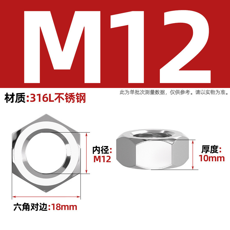 304/201/316L/321/2205 ステンレス鋼六角ナット、ボルト、ナット、ネジキャップ M2-M160|undefined