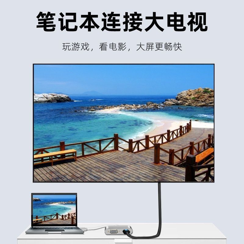 Miniミニdp変換hdmi変換器ノートvga雷インターフェイス接続テレビ大画面プロジェクター表示|undefined