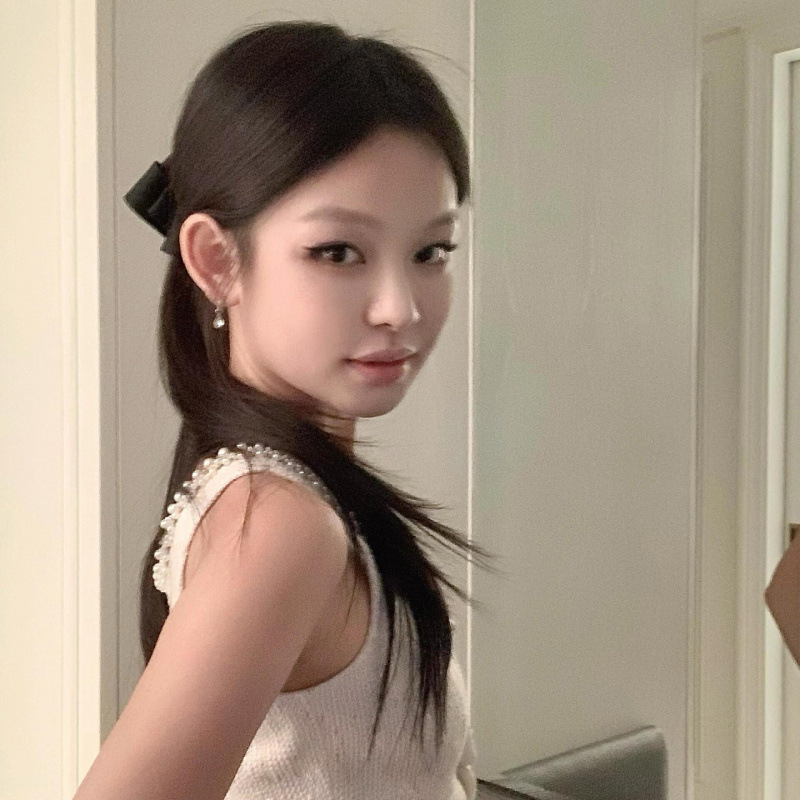 Jennie同款黑色蝴蝶结香蕉夹竖夹高马尾发夹2025年新款发量多头饰|undefined