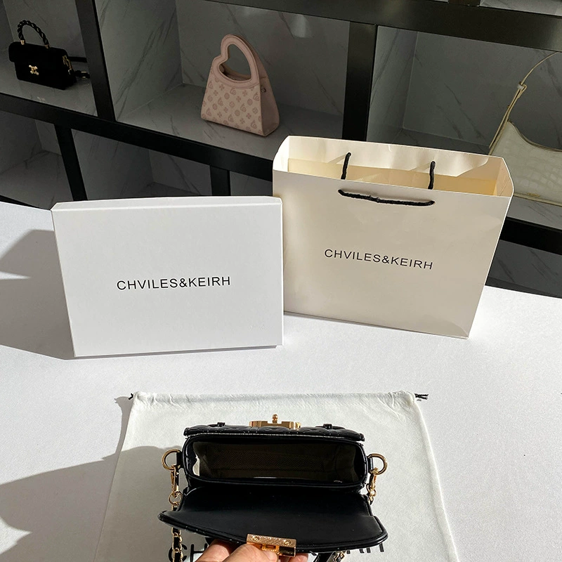 Маленькая сумка, цепочка, стиль Chanel, сумка через плечо с цепочкой, оптовая