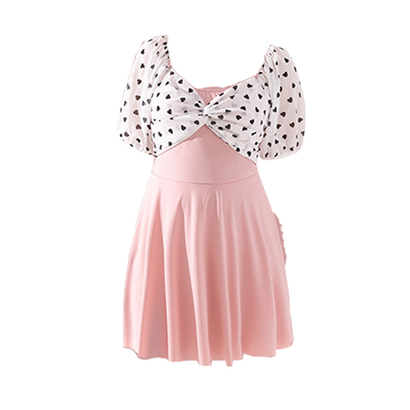 Más tamaño traje de baño de las mujeres más el tamaño 200kg vestido de una pieza adelgazante conservador pecho grande empuja hacia arriba las aguas termales Chubby Girl traje de baño