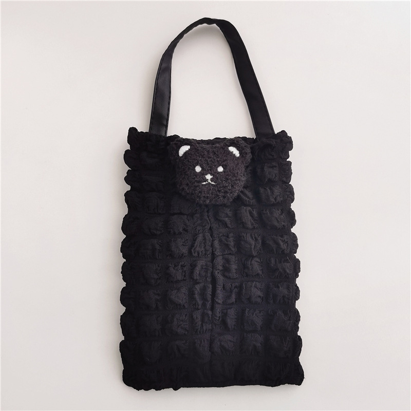Korean-style cute bear tissue box cover for car seat backs, suitable for babies and children
