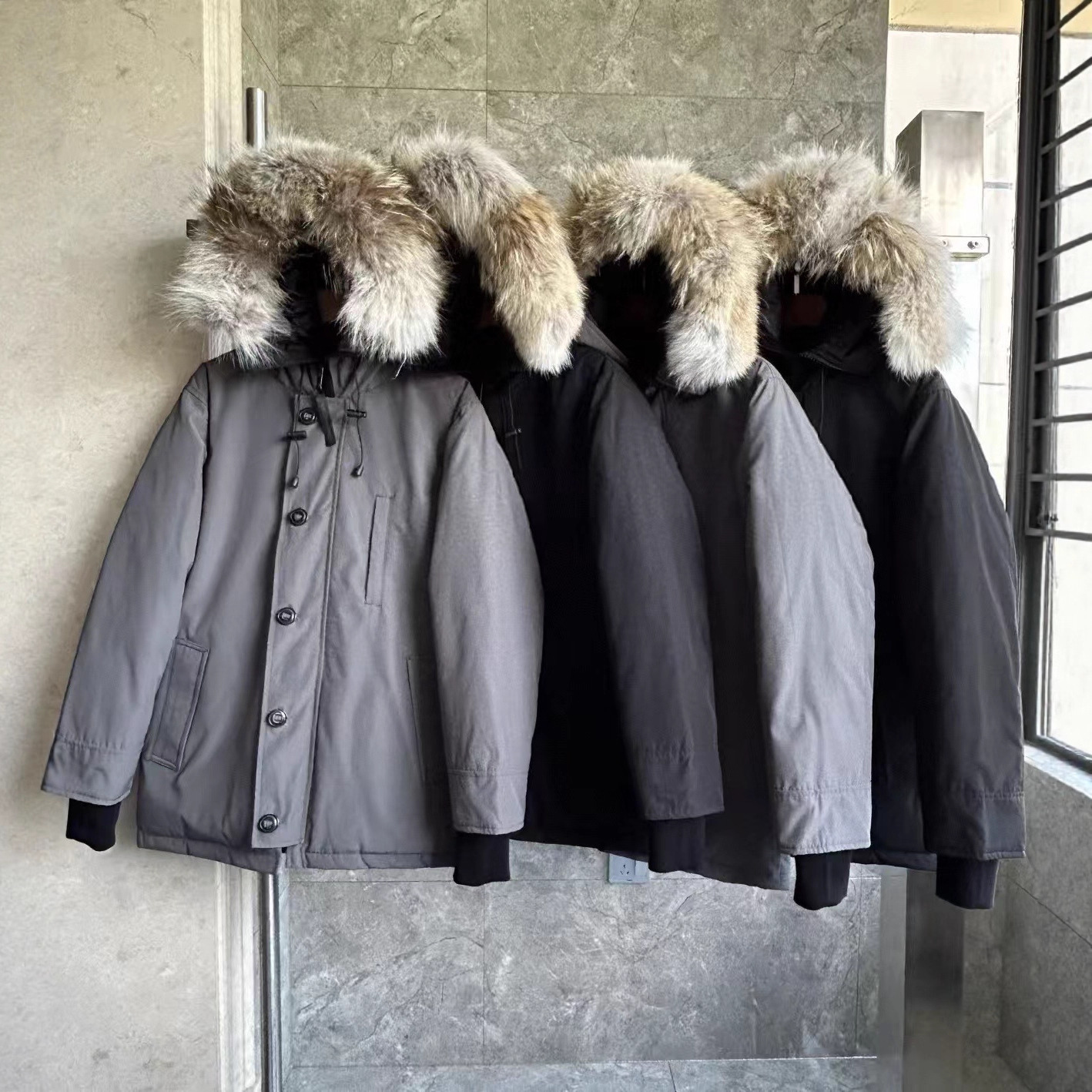 大鹅羽绒服06款男款派克冬季加厚外套3426