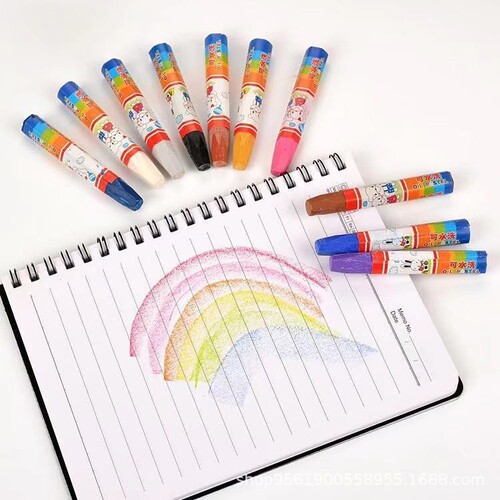 Doudou Bear oil pastel mixed color effect gradient effect oil pastel 12 colors 18 colors 24 colors 36 colors oil pastels