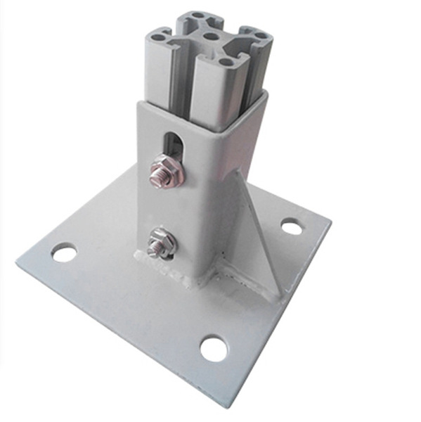 Industrial aluminum profile connector Sic -square fence supports the…