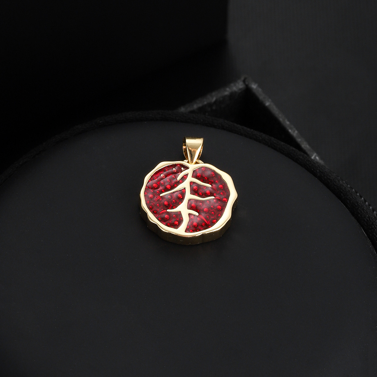 5g Weight Pendant, Chain Jewelry Making Type Copper Chain Material 1 Piece Quantity Holiday, Daily Occasion Copper Material Portrait, Heart Shape Pattern Unisex Gender Plating Design Retro, Simple Style Style 1 Piece Copper Portrait Heart Shape Pendant Chain 27