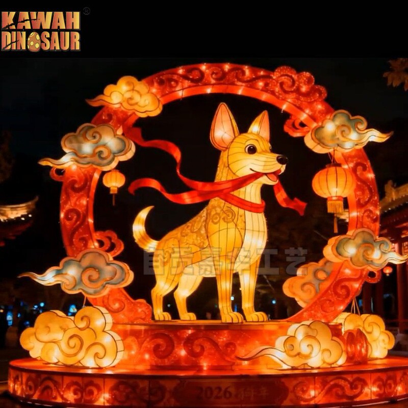 Year of the Horse Large-Scale Spring Festival Lanterns, Lanterns, Square Scenic Spots, Lantern Fairs, Outdoor Lighting, Lantern Festival Zigong Lantern Decorations