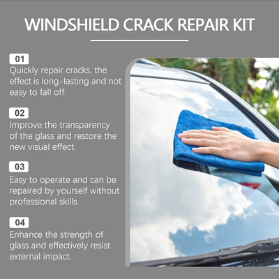 Auto glass repair liquid Reinforcement Kit Clear