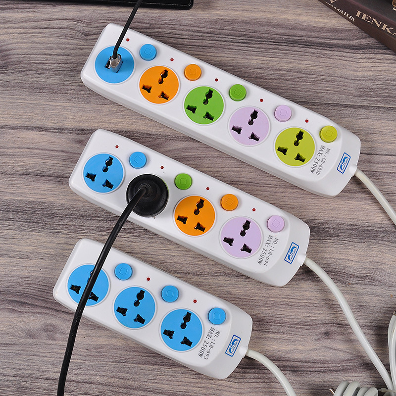 Comercio exterior multi-interruptor de color panel USB México Perú Chile Brasil América del Sur enchufe