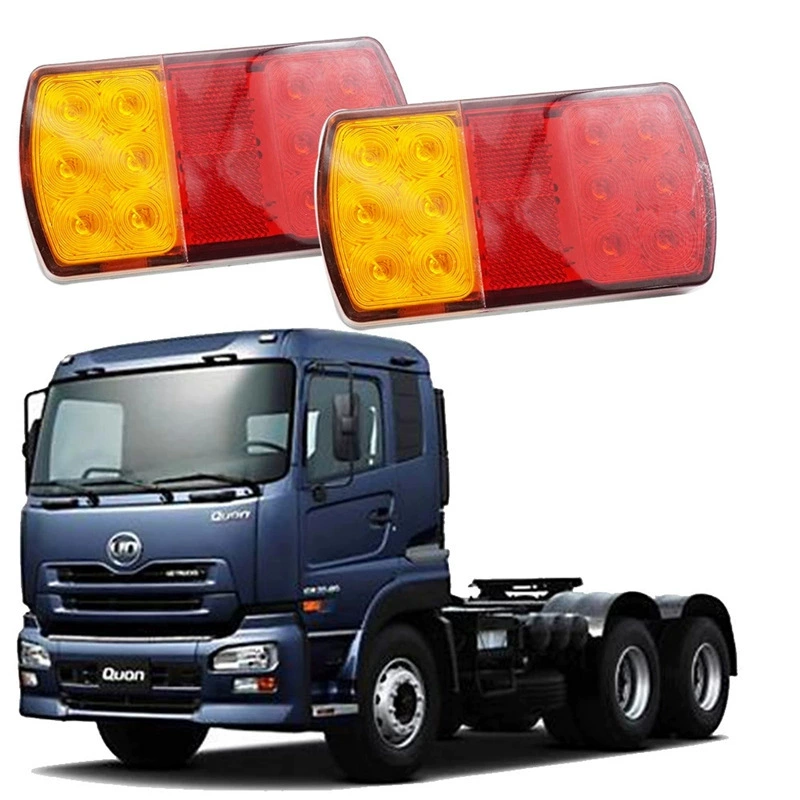 Производитель поставляет 12светодиодный фонарь на талии 10-30V прицеп задний фонарь светодиодный грузовик фургон