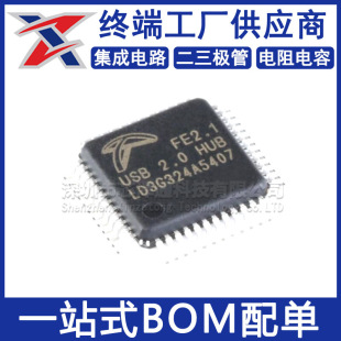 ȫ��ԭ�b �NƬ FE2.1 LQFP-48 USB2.0�����߶˿ڼ�����������оƬ
