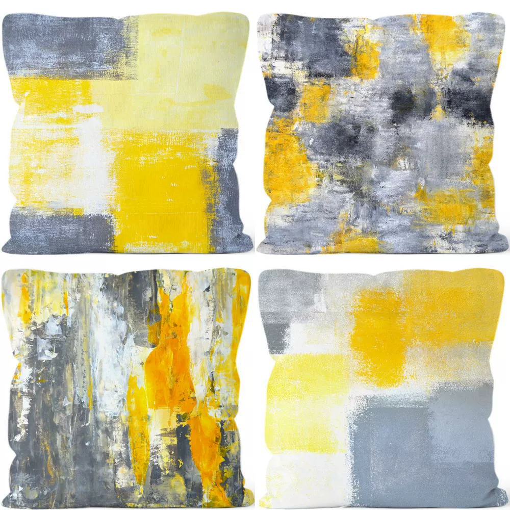 Абстрактная картина маслом цветная печать наволочка для подушки в стиле краски для брызг можно настроить