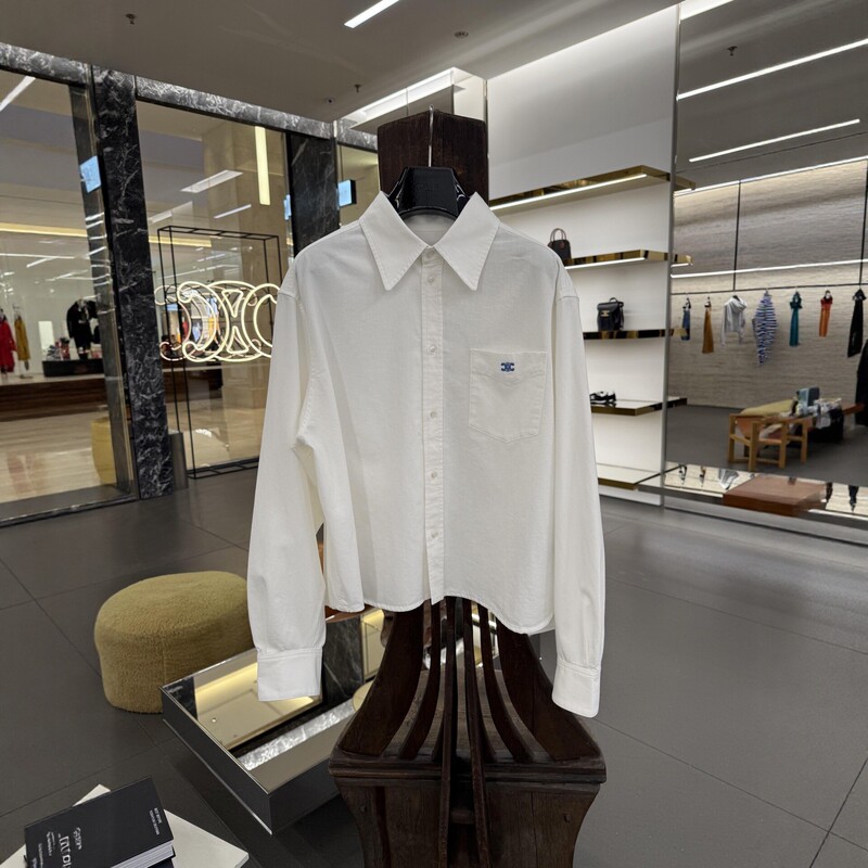 Exclusive cross-border supply: 26 early autumn new long-sleeve shirts, loose casual embroidered pocket shirts, unisex fashion tops Exclusive cross-border supply: 26 early autumn new long-sleeve shirts, loose casual embroidered pocket shirts, unisex fashion tops