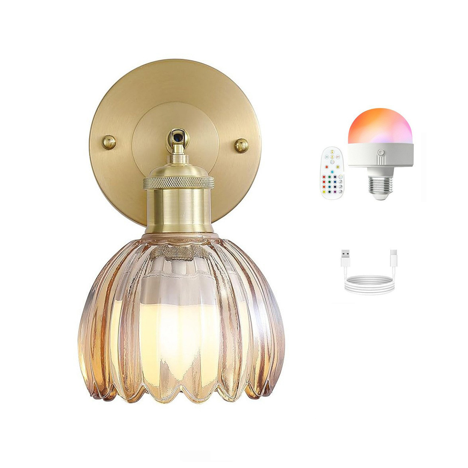 A형 호박색 단일 RGB 충전 모델-B