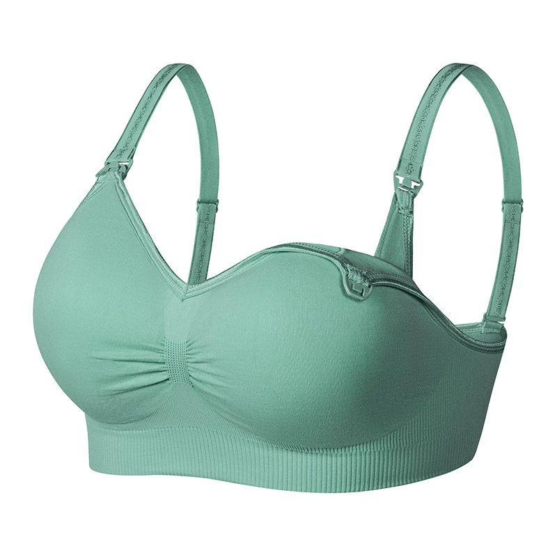 Wireless Nursing Bra, Supportive Thin Push-Up, Front-Clasp, Beautiful Back, Sizes S–XXL