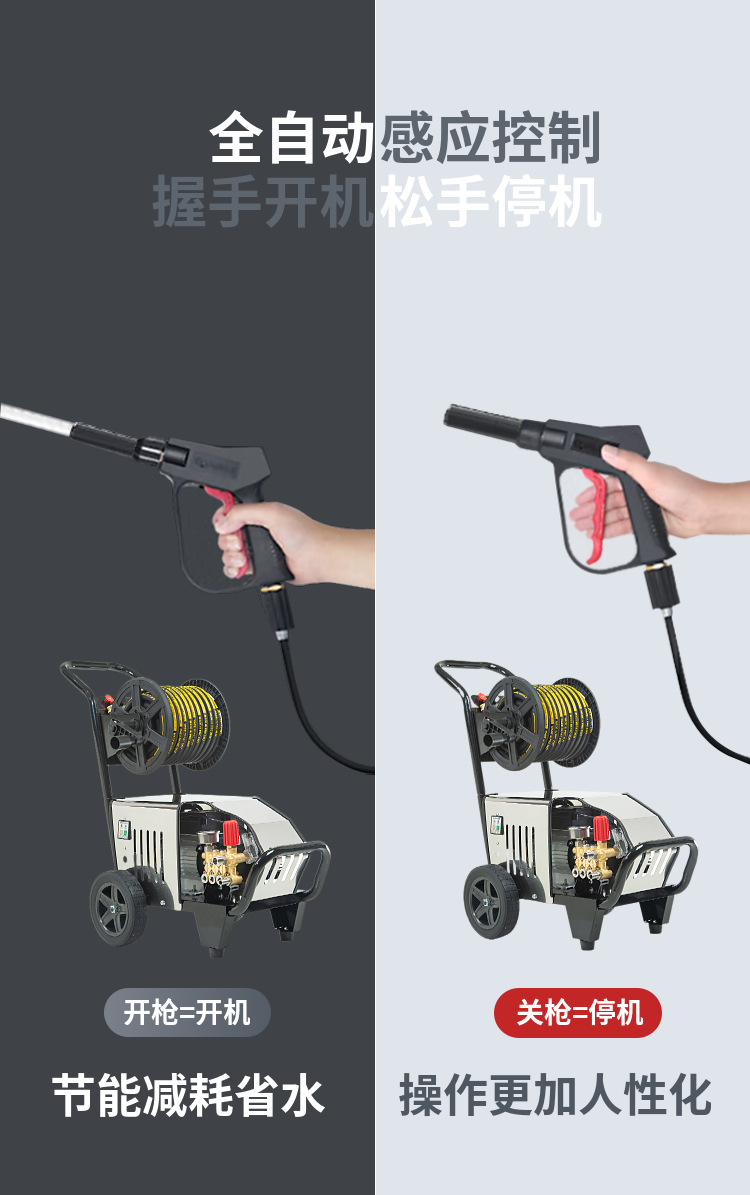 220V High Pressure Washer Car Wash Industrial Cleaning Machine