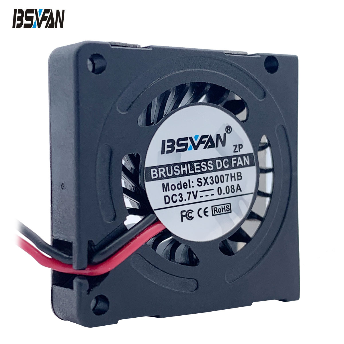 百顺欣 3007鼓风机 含油轴承 双滚珠 DC12V 24V 涡轮散热鼓风机