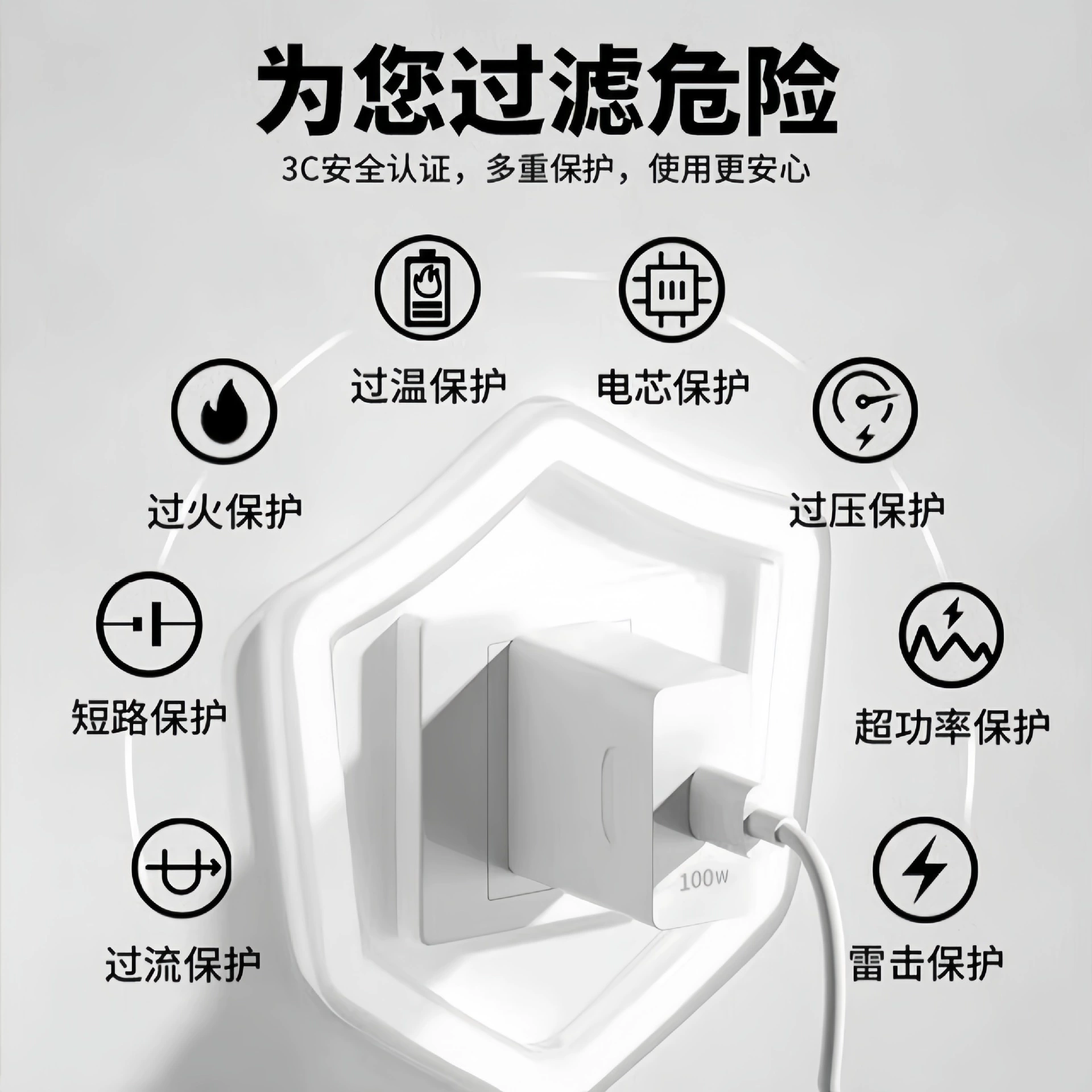 Зарядное устройство Huawei, комплект для зарядки, 100W