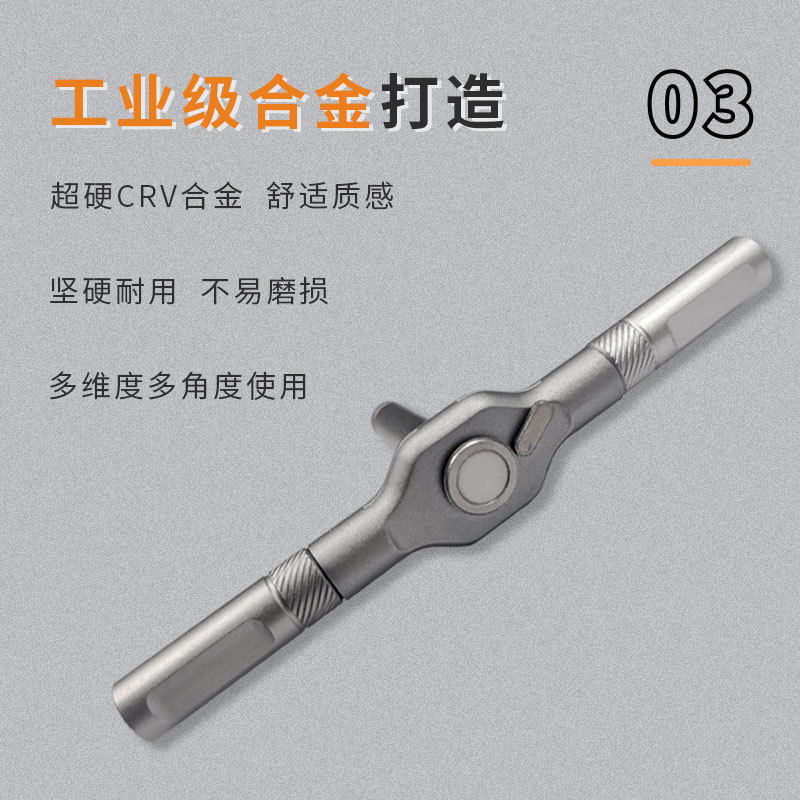 跨境新款多功能42棘轮螺丝刀S2钢合多功能扳手S1可换十字工具组合|undefined