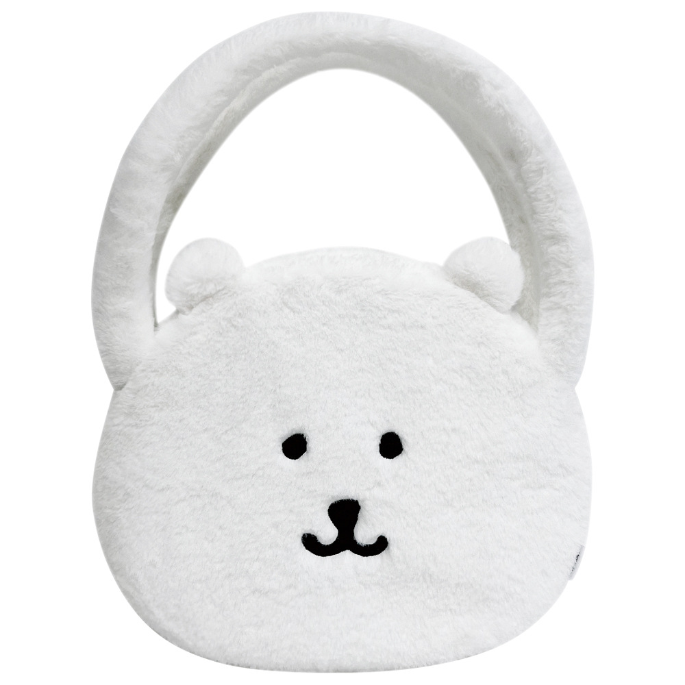 Bolso de hombro de felpa oso autocrítico / Autorización genuina