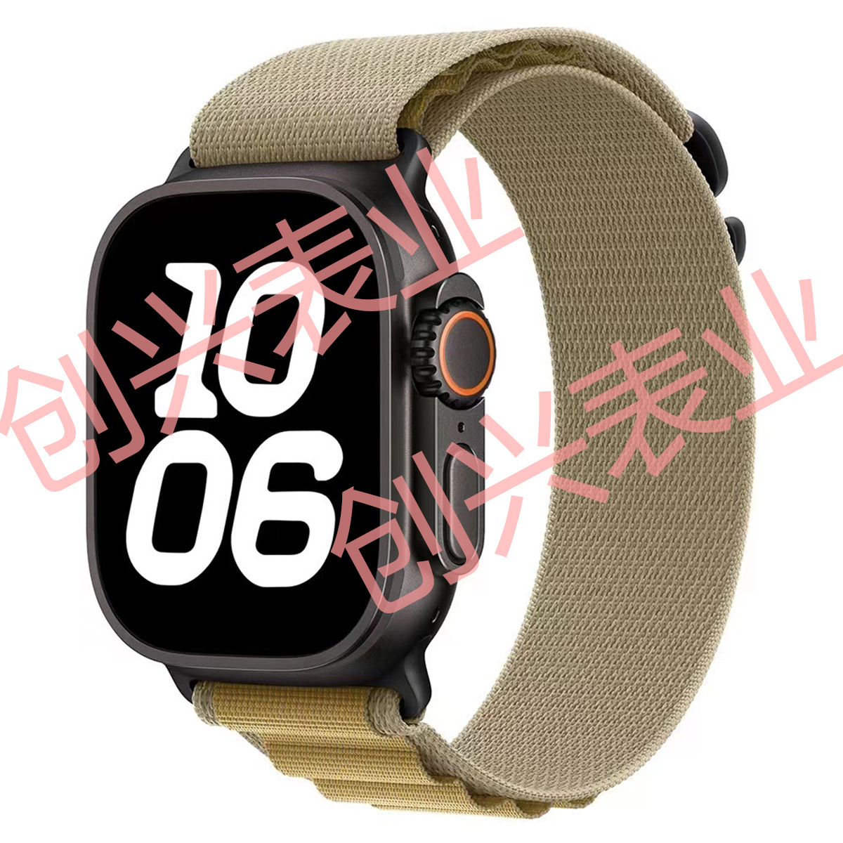 Correa de nailon de alta montaña para Apple Watch Serie S9 y Ultra, resistente al agua y transpirable