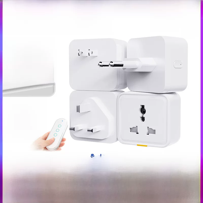 智能家居WiFi插座涂鸦APP语音定时遥控万能规插头UK EU US plug