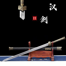 龙泉汉剑绣春刀手工锻打高锰钢唐横刀长剑冷兵器收藏送礼未开刃