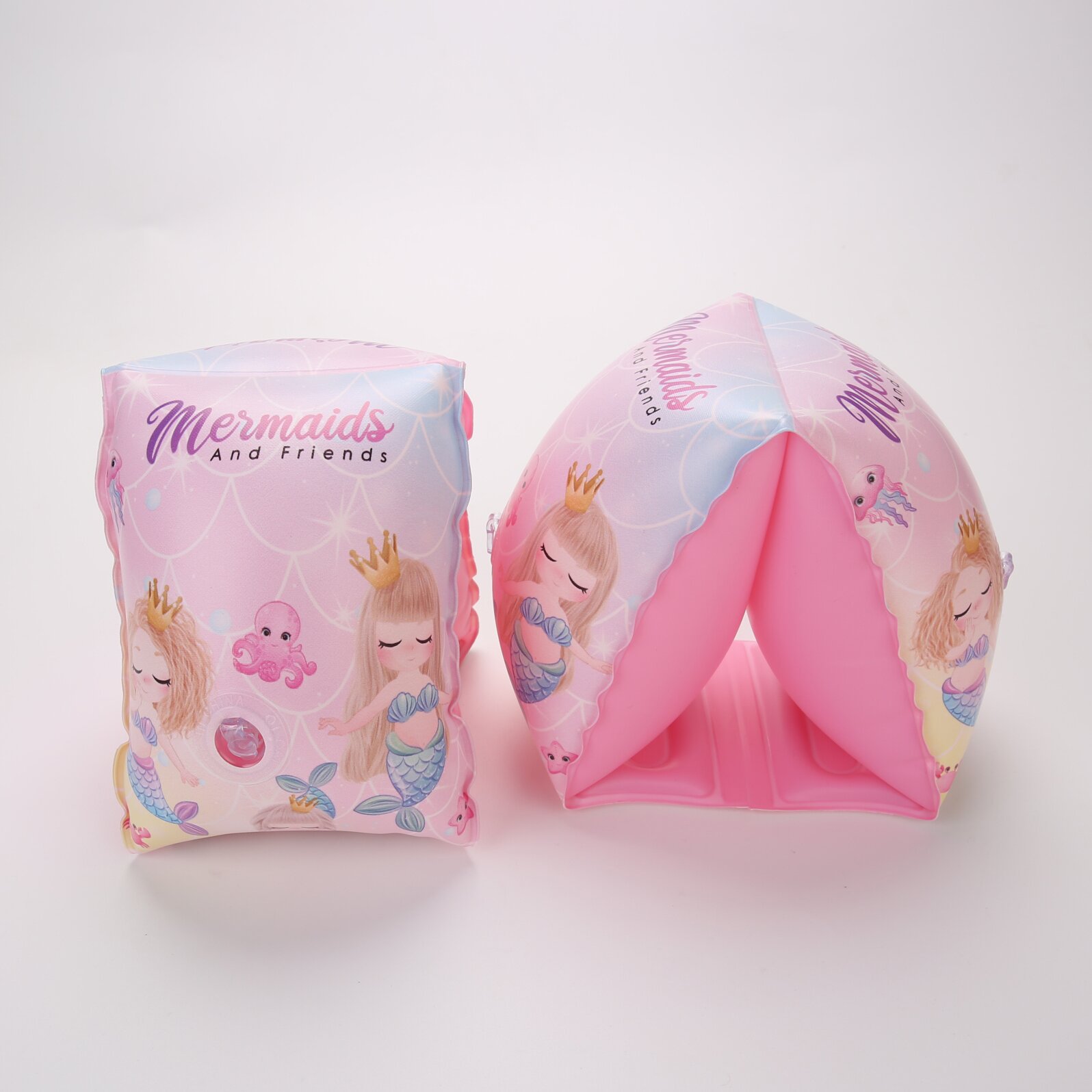 Children learn to swim arm ring baby swimming ring thickened cartoon buoyancy double air bag water sleeve floating sleeve swimming sleeve