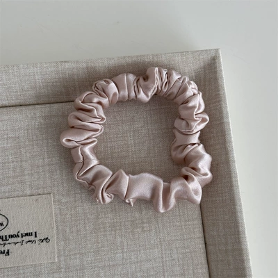 Ties for Women, Saç üçün rezinlər - small-intestine-hair-tie-light-pink