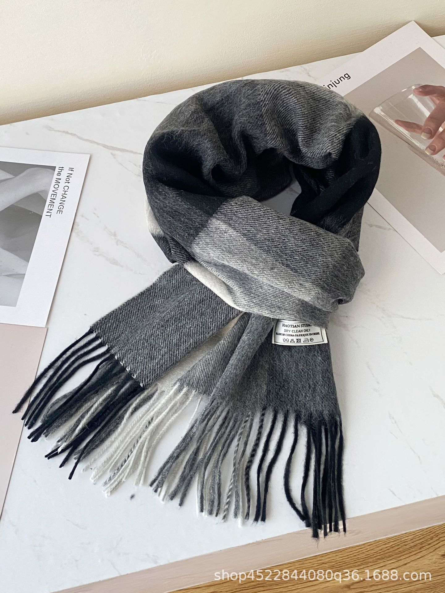 Black and white gray