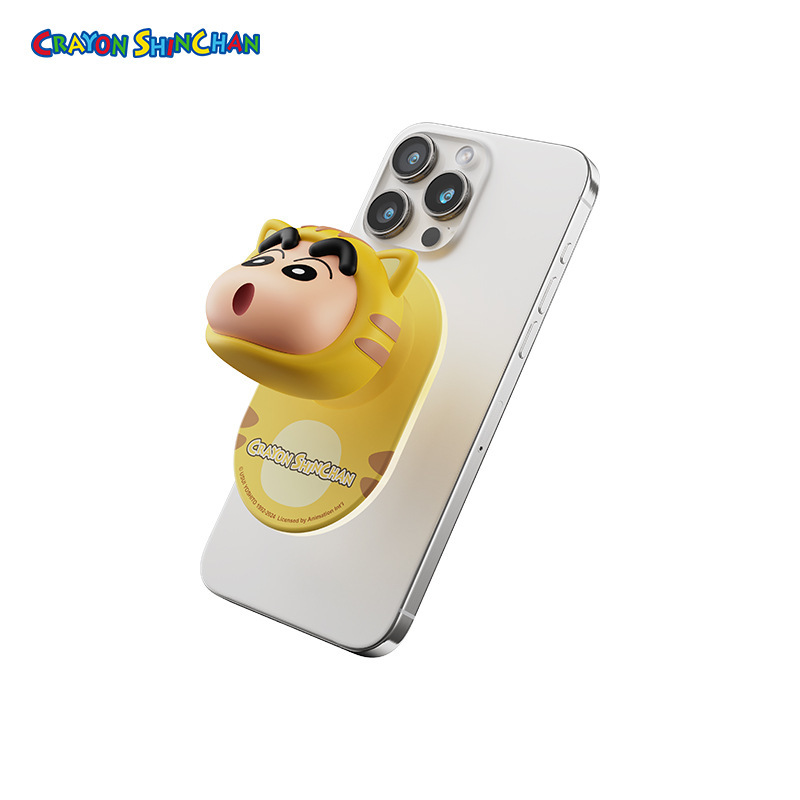 クレヨンしんちゃん磁気エアバッグ携帯電話リング強力なブラケットブラインドボックス折りたたみ人形怠惰なブラケット冷蔵庫マグネット|undefined