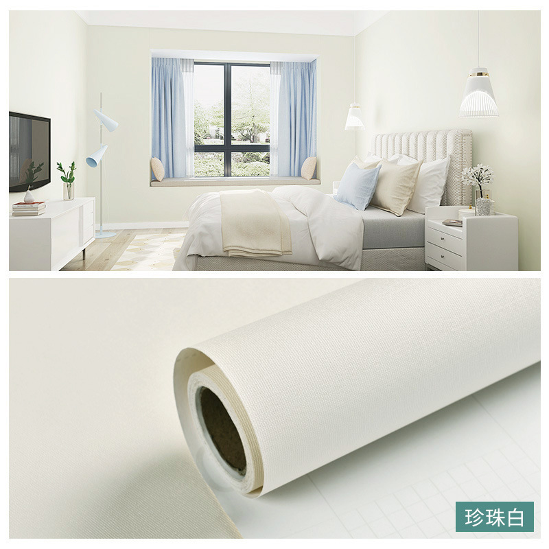Self-adhesive macaroon pearl white