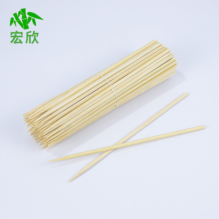 厂价3.5mm*30cm一次性烧烤竹签 糖葫芦串签定制食品签子-阿里巴巴