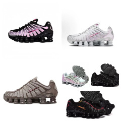 Shox フルパームコラムエアクッション強化ランニングシューズメッシュ多用途通気性男性と女性のコラムスポーツシューズ TL13 靴