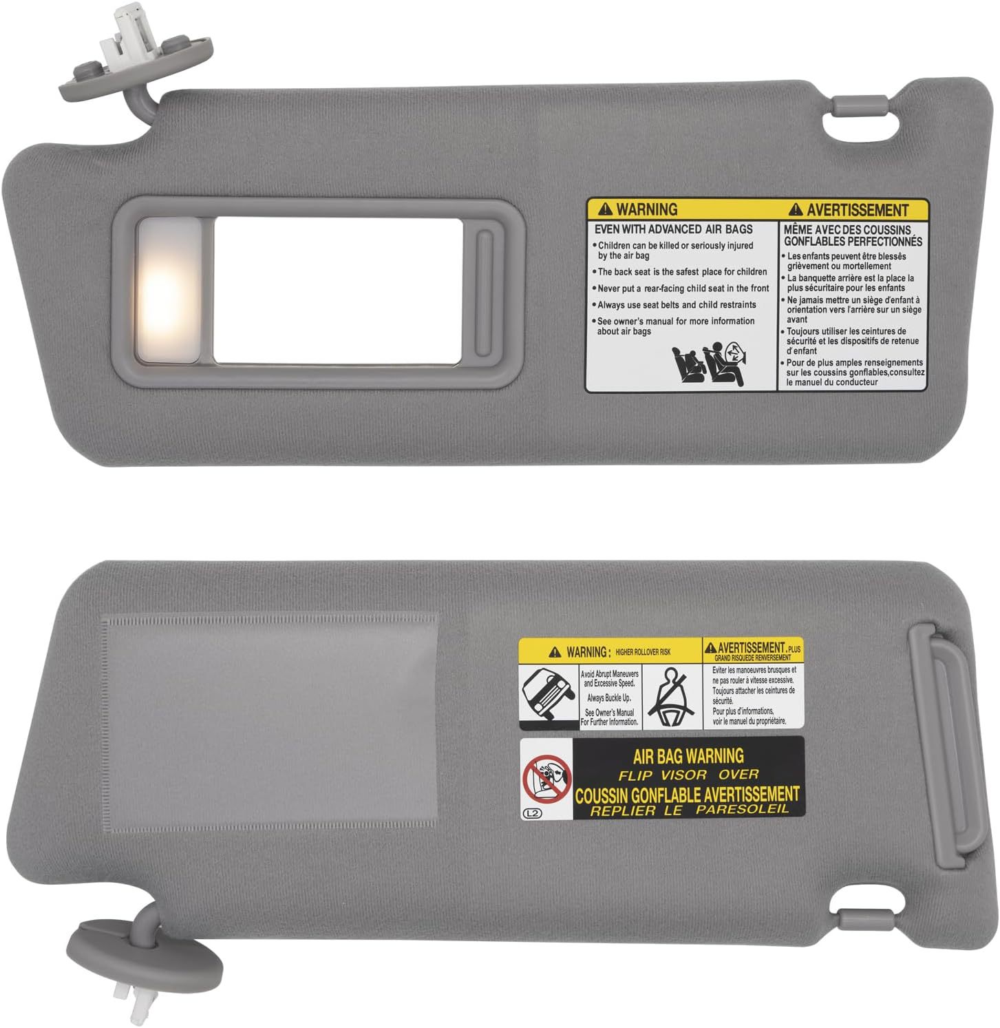 Suitable for 05-15 Toyota Tacoma Sun Visor with Light 7432004210B0