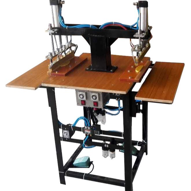 珍珠棉压手挽袋机 可根据要求设计封口处图案