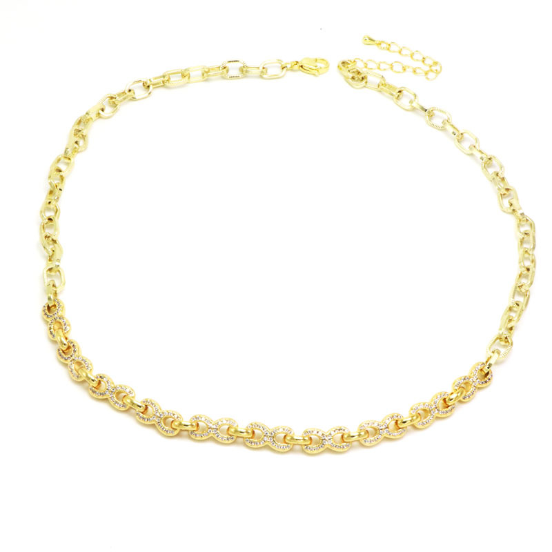 Copper 18K Gold Plated Inlay Infinity Heart Shape Smile Face Zircon Necklace display picture 8