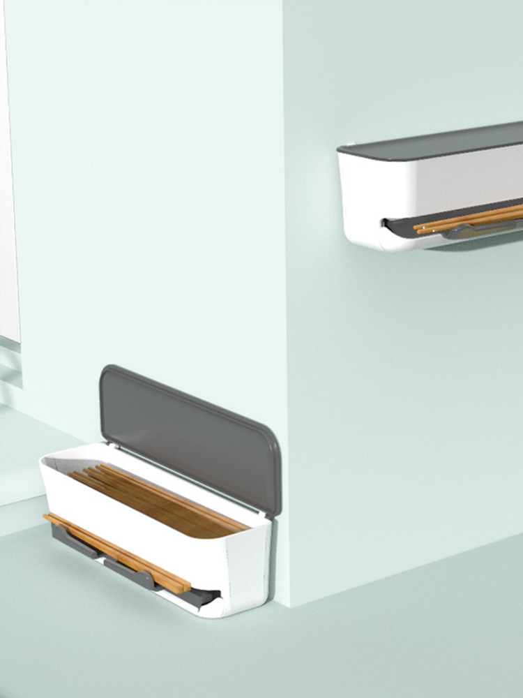 A5L Pressurized Chopsticks Box Commercial Dining Utensil Box Chopsticks Storage Box Pressure-Activated Straw Box Self-Service Chopsticks Dispenser