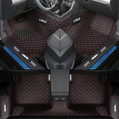 Double-layer Bag, Threshold, Schinee Foot: Ayaqaltılar (Kovriklər) - heightened-side-of-threshold-bag-black-and-red-single-layer