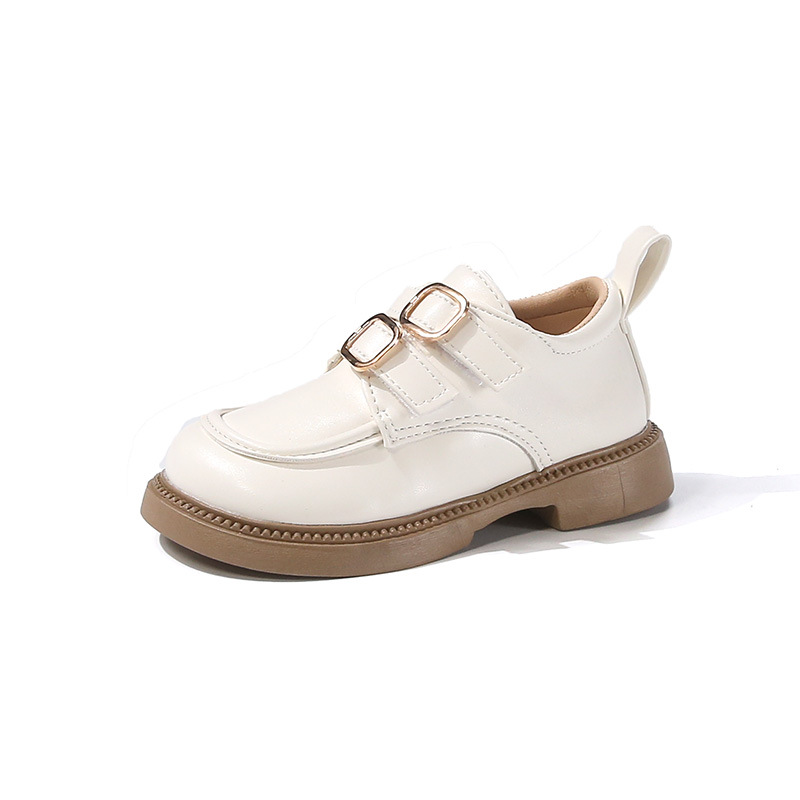 Zapatos de cuero estilo princesa para niñas, nueva colección primavera-otoño 2026, mocasines elegantes estilo británico para estudiantes, zapatos de moda.