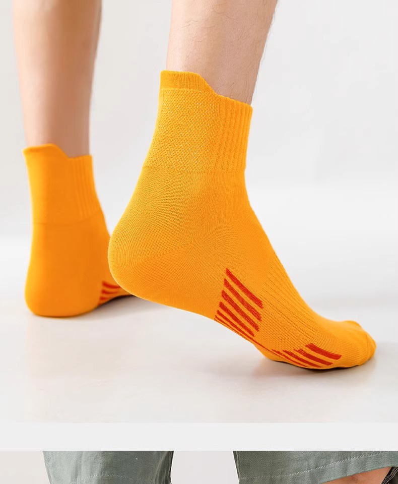 Calcetines deportivos de algodón para hombre transpirables_voghion.com
