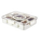 Spice Sub-packaging Storage Box Portable Sealed Fresh-keeping Box Kitchen Seasoning Box Transparent Dried Fruit Storage Box with Lid